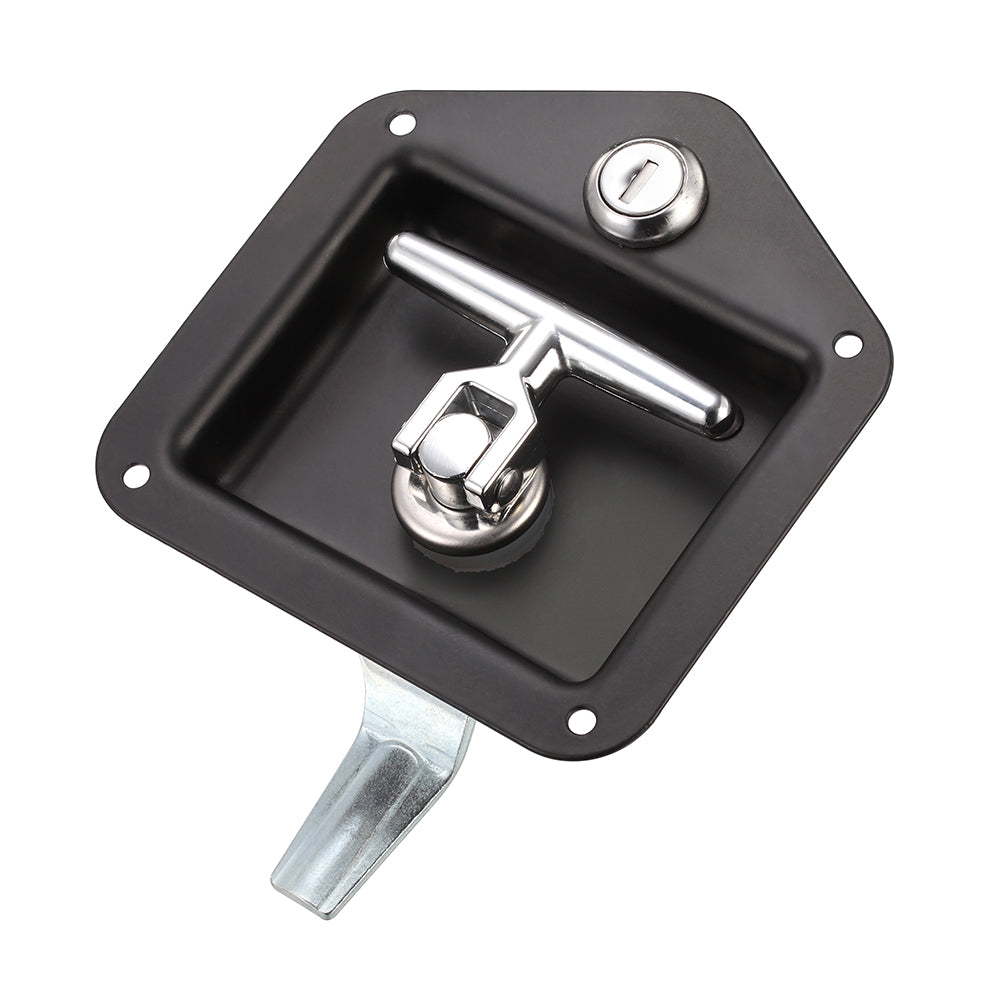MS858 Truck Tool Box Latch Replacement 304 Stainless Steel Folding T-Handle Lock