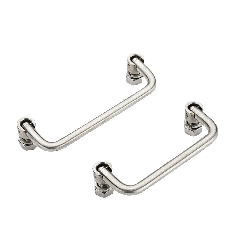 Folding Pull Handle Slim Square Bar Drawer Handles Center to Center for Luggage Mechanical Equipment Cabinet Cupboard Handle DK506