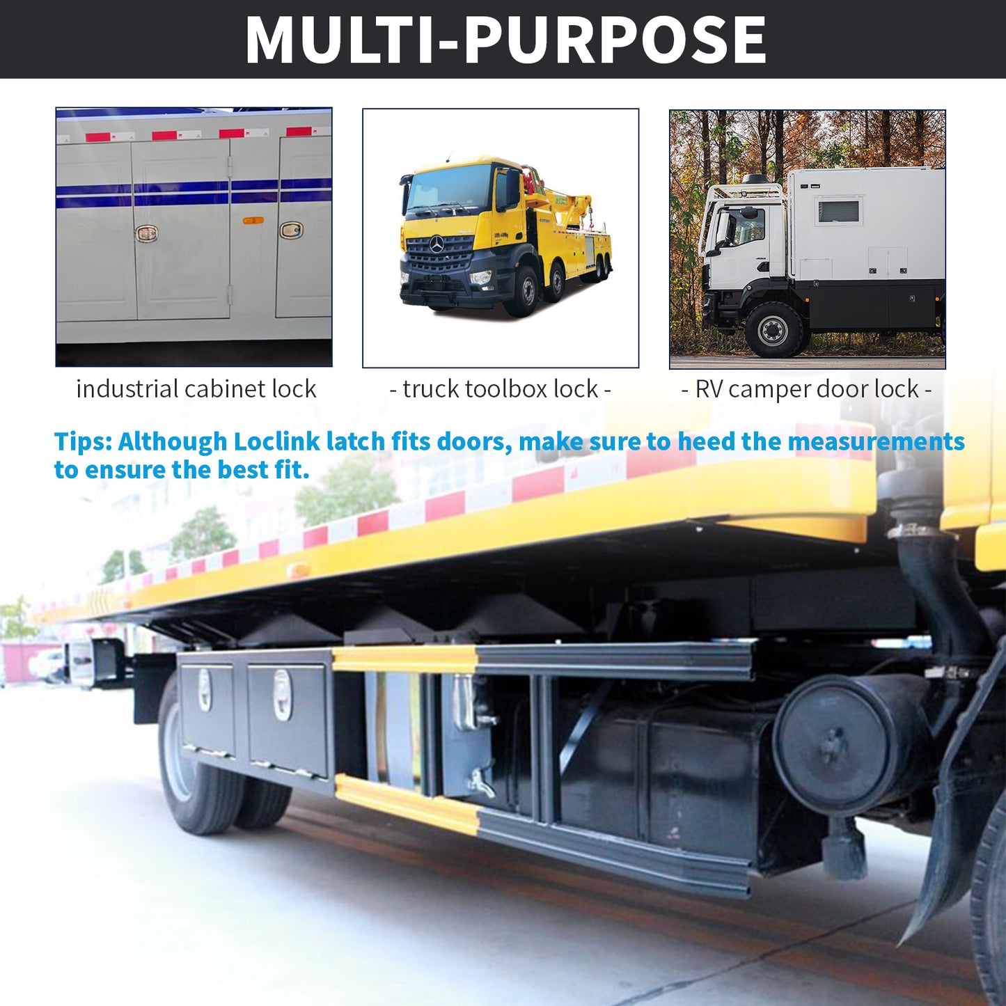 MS858A-1 Truck Tool Box Lock Replacement for RV Trailer T-Handle