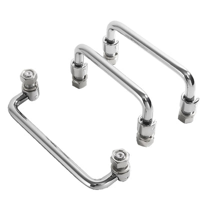 Folding Pull Handle Slim Square Bar Drawer Handles Center to Center for Luggage Mechanical Equipment Cabinet Cupboard Handle DK506