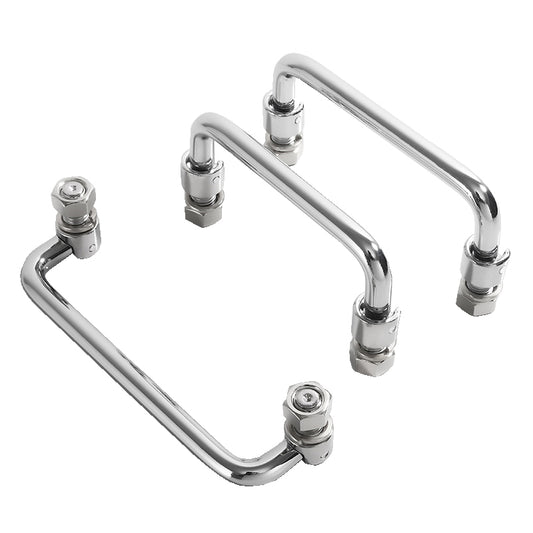 Folding Pull Handle Slim Square Bar Drawer Handles Center to Center for Luggage Mechanical Equipment Cabinet Cupboard Handle DK506