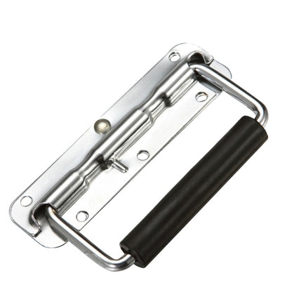 Spring Loaded Case Handles Pull Handle with Rubber Grip for Luggage Mechanical Equipment Cabinet Cupboard Handle DK536