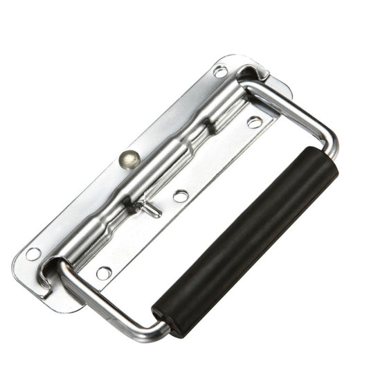 Spring Loaded Case Handles Pull Handle with Rubber Grip for Luggage Mechanical Equipment Cabinet Cupboard Handle DK536